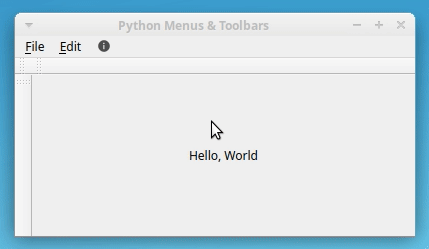 PyQt Submenus