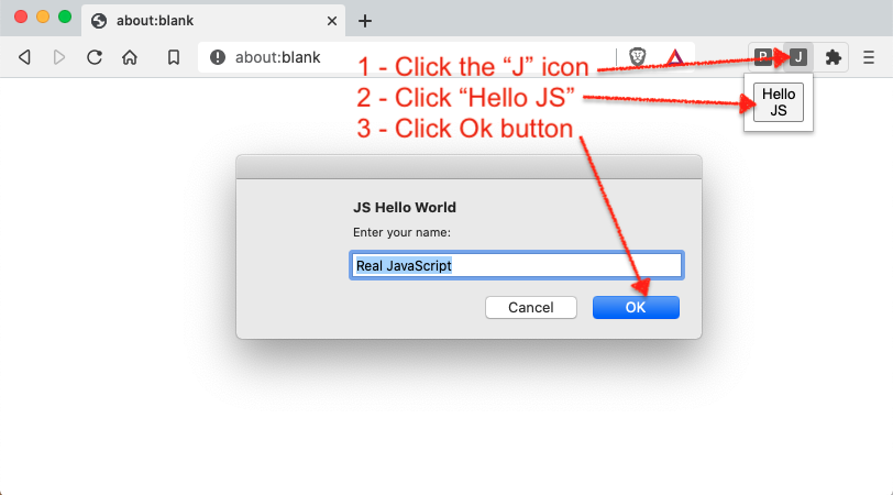 JS Chrome Extension