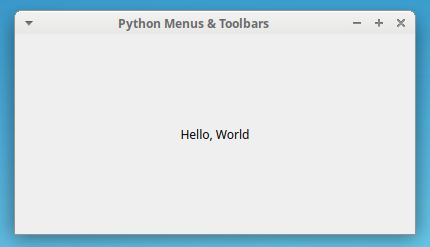 PyQt Sample Application