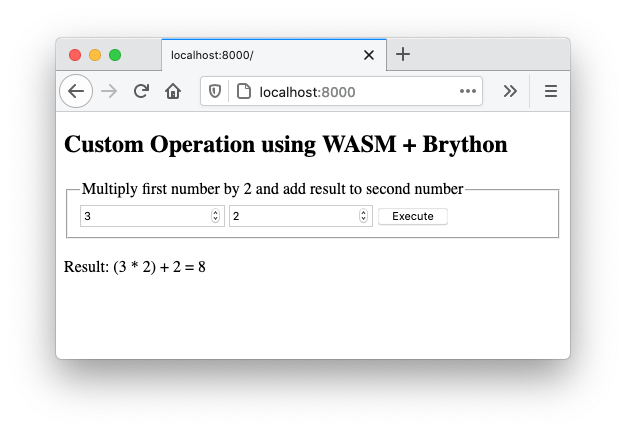WASM Brython